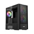 Компьютерный корпус 1STPLAYER AU7 Black без Б/П