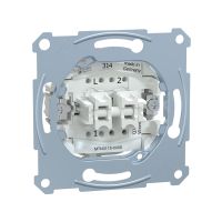 Выключатель мех-м MERTEN MTN3115-0000 D-Life 2 клавишный