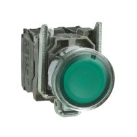 Кнопка SE XB4BW33G5 с возвр. с подсв. 22мм 48-120В