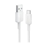 Интерфейсный кабель Anker 322 USB-A to USB-C 1М (A81H5G21) Белый