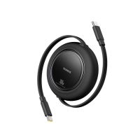 Интерфейсный кабель Baseus Free2Pull Mini USB-C to USB-C 100W 2m Black (P10364500113-01)