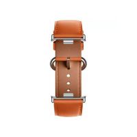 Кожаный сменный браслет Xiaomi Leather Quick Release Strap Coral orange