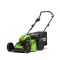 Газонокосилка аккумуляторная Greenworks 2502807UB 60V 46 см бесщеточная с 1хАКБ 4 Ач и ЗУ