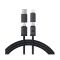 Интерфейсный кабель Baseus Versatile U+C to C+L 60W 1m White (P10383000211-00)
