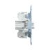 Кнопочный выключатель мех-м MERTEN MTN3155-0000 D-Life 2х клавишный