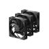 Комплект кулеров для компьютерного корпуса HAVN H12 Black Triple pack