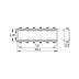 Каркас под 6 модулей Viva DKC F0003A для In-liner Front, белый