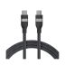 Интерфейсный кабель Anker USB-C to USB-C Cable 1М, 240W, (A82E2H11) Черный