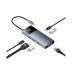 Док-станция Baseus Metal Gleam Series II 6-in-1 Grey (B00061802813-00)
