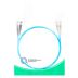 Патч Корд Оптоволоконный SC/UPC-ST/UPC MM OM3 50/125 Duplex 3.0мм 1 м