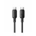 Интерфейсный кабель Baseus Silky Type-C to Type-C 100W 1m Black (P10377704113-00)