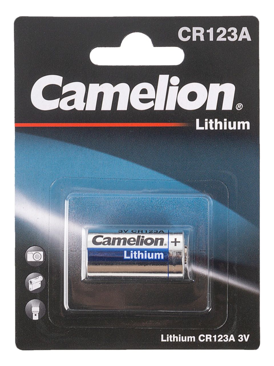 Батарейка CAMELION Lithium CR123A-BP1
