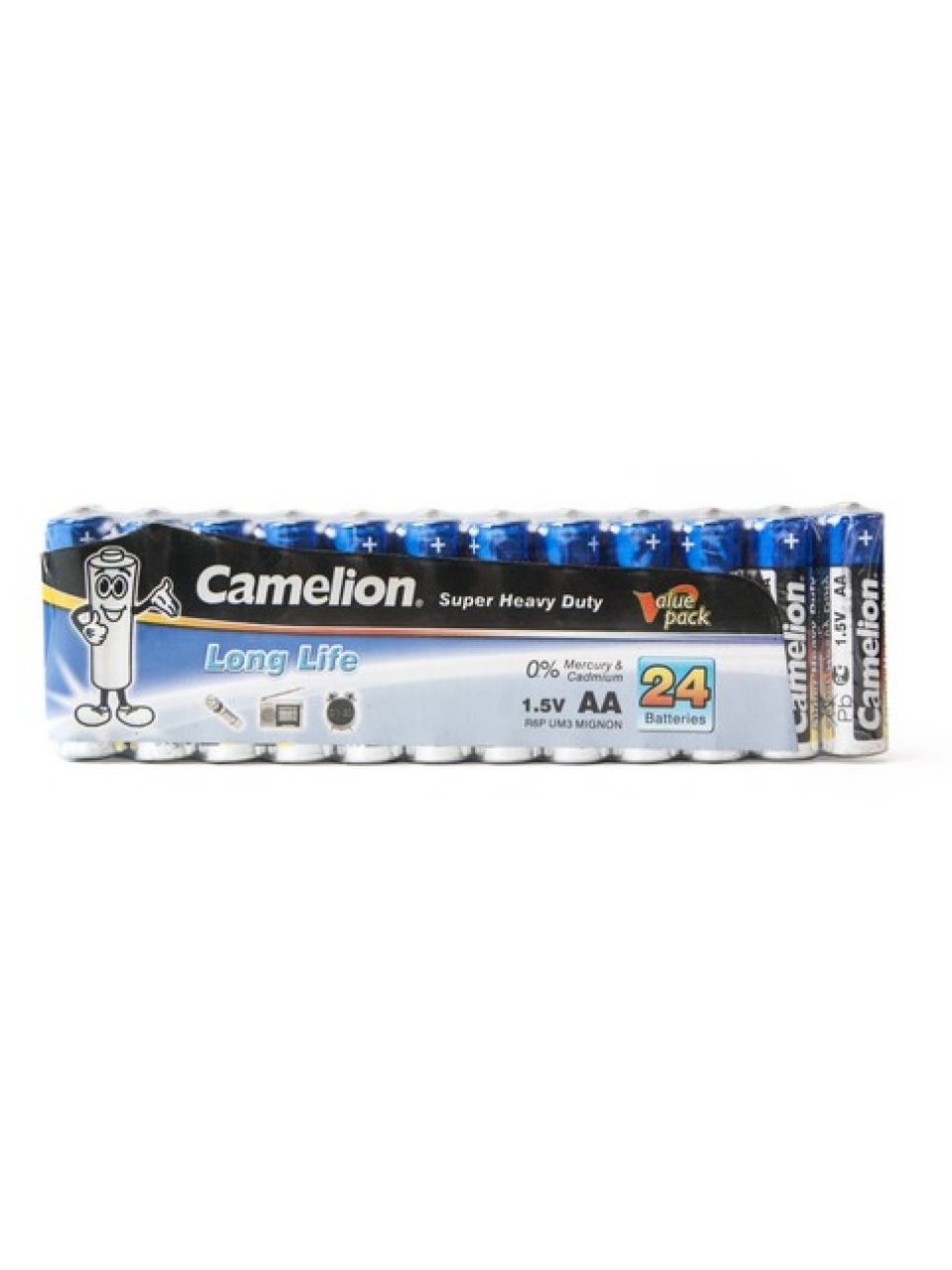 Батарейка CAMELION Super Heavy Duty R6P-SP24B 24 шт. в плёнке