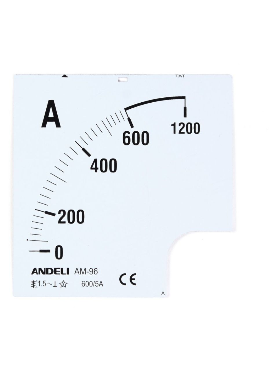 Шкала для амперметра ANDELI 1500/5
