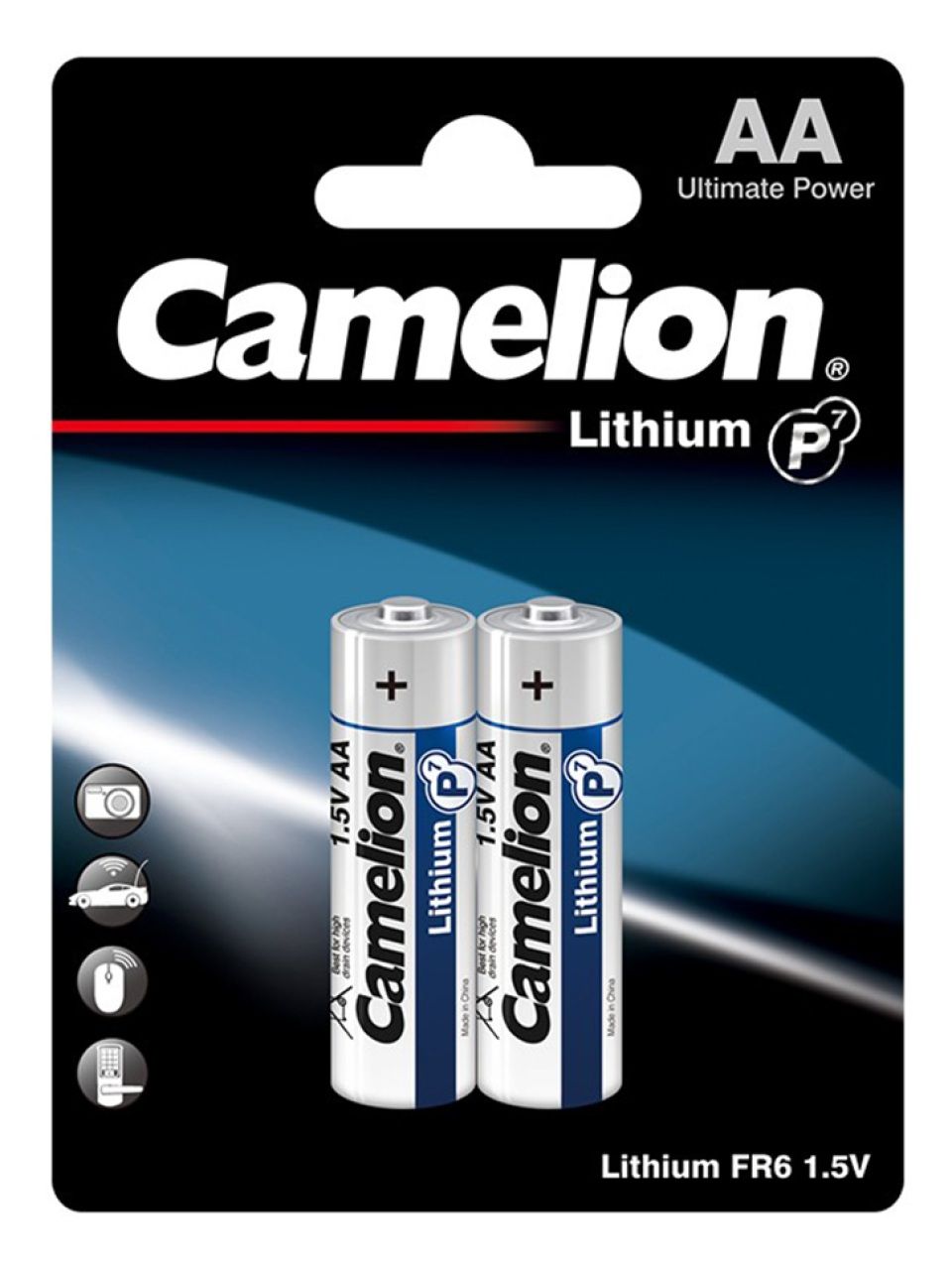 Батарейка CAMELION Lithium P7 FR6-BP2 2 шт. в блистере