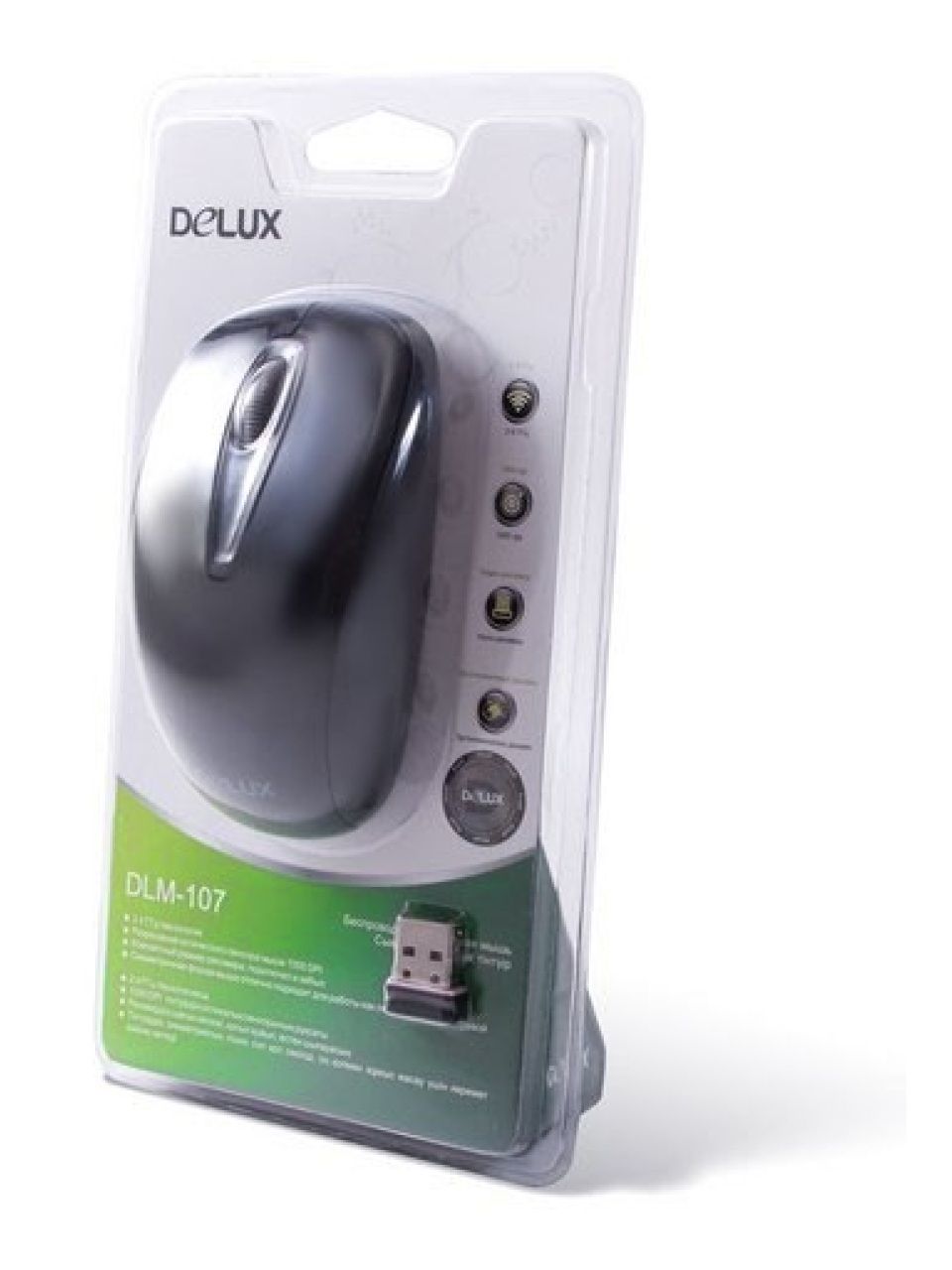 Компьютерная мышь Delux DLM-107OGB