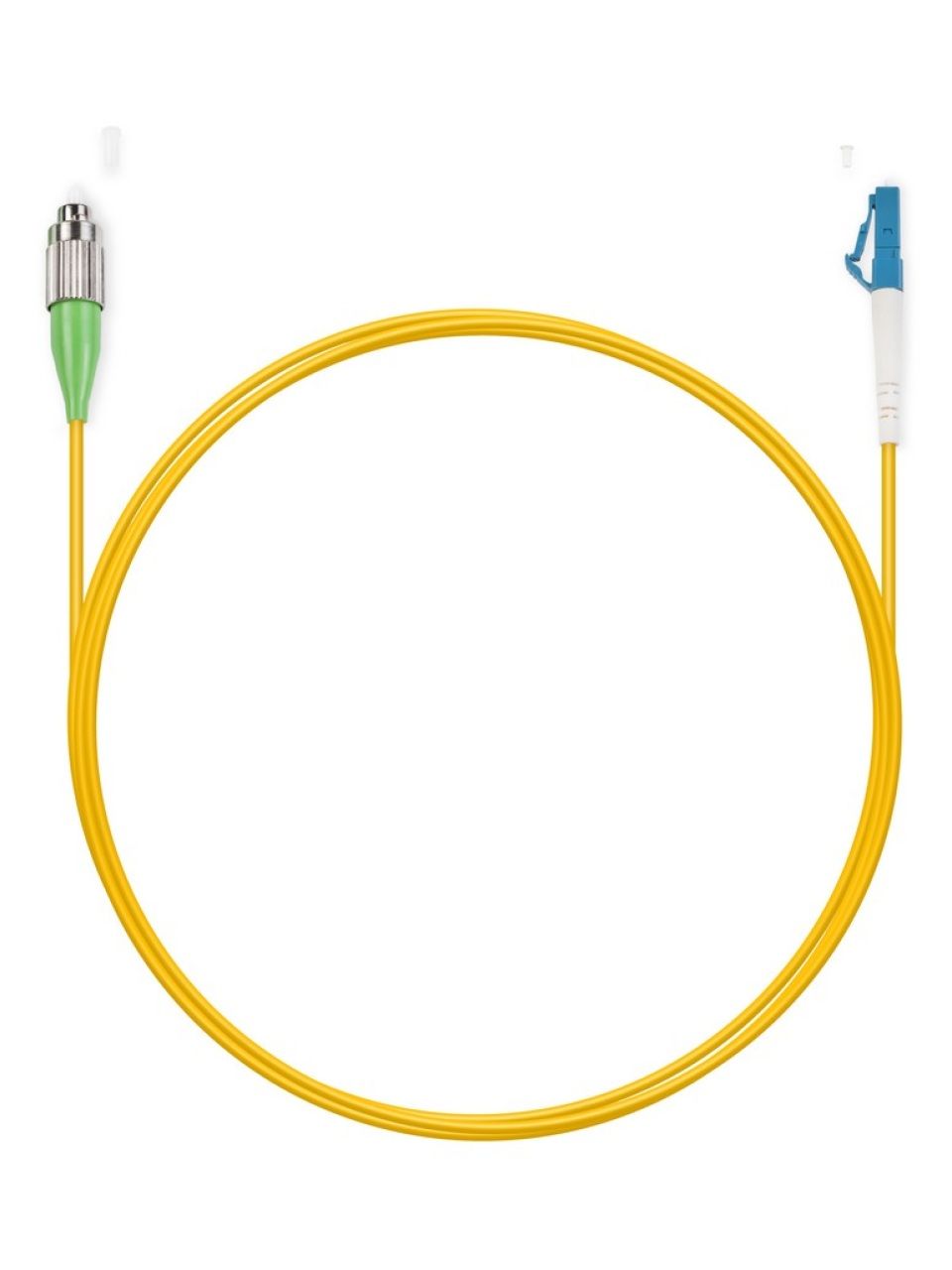 Патч Корд Оптоволоконный FC/APC-LC/UPC SM 9/125 Simplex 3.0мм 1 м