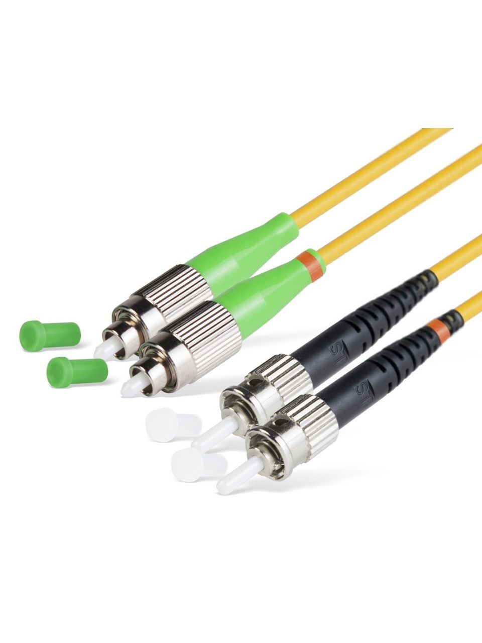 Патч Корд Оптоволоконный FC/APC-ST/UPC SM 9/125 Duplex 3.0мм 1 м