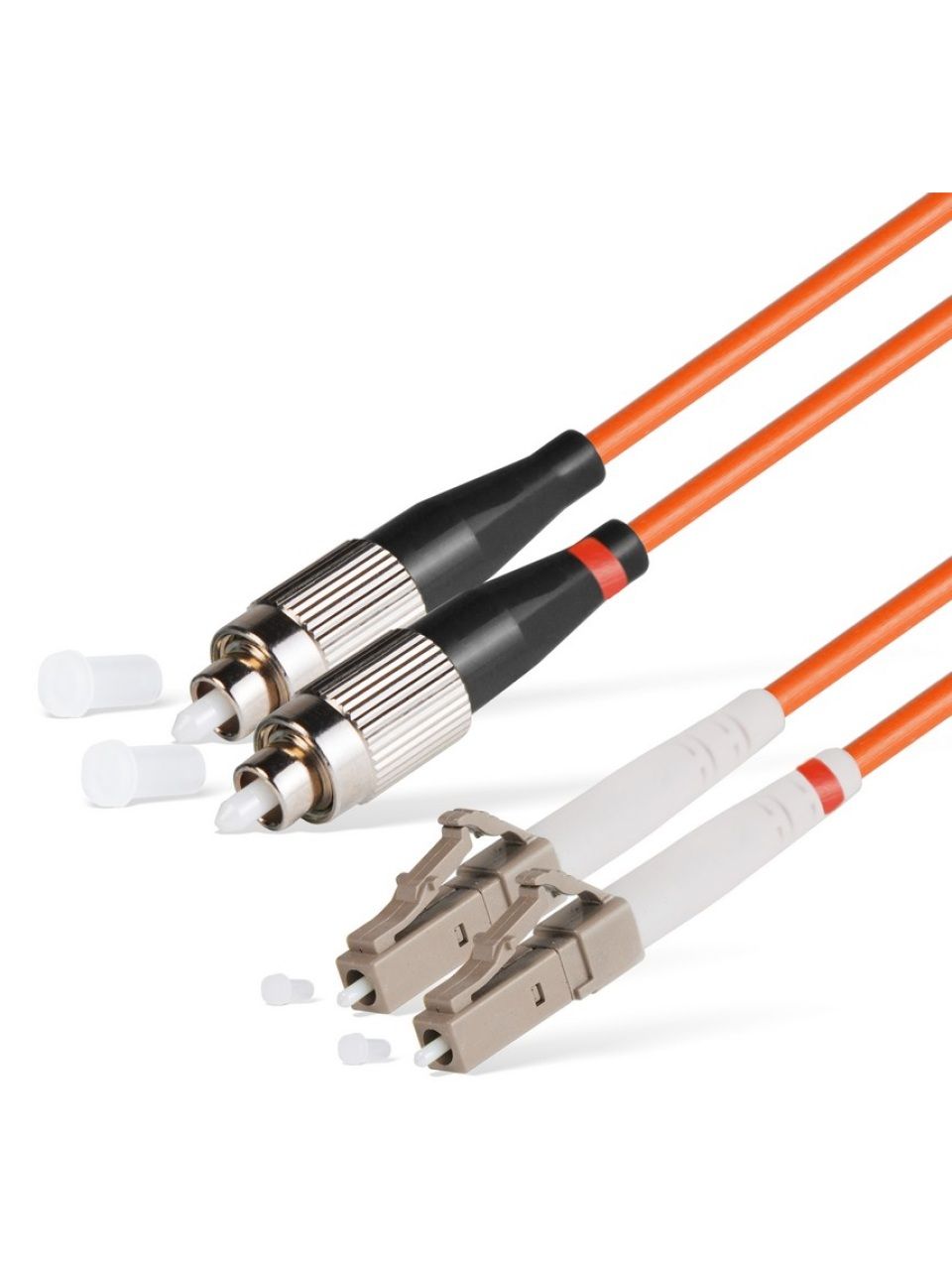 Патч Корд Оптоволоконный FC/UPC-LC/UPC MM OM1 62.5/125 Duplex 3.0мм 1 м