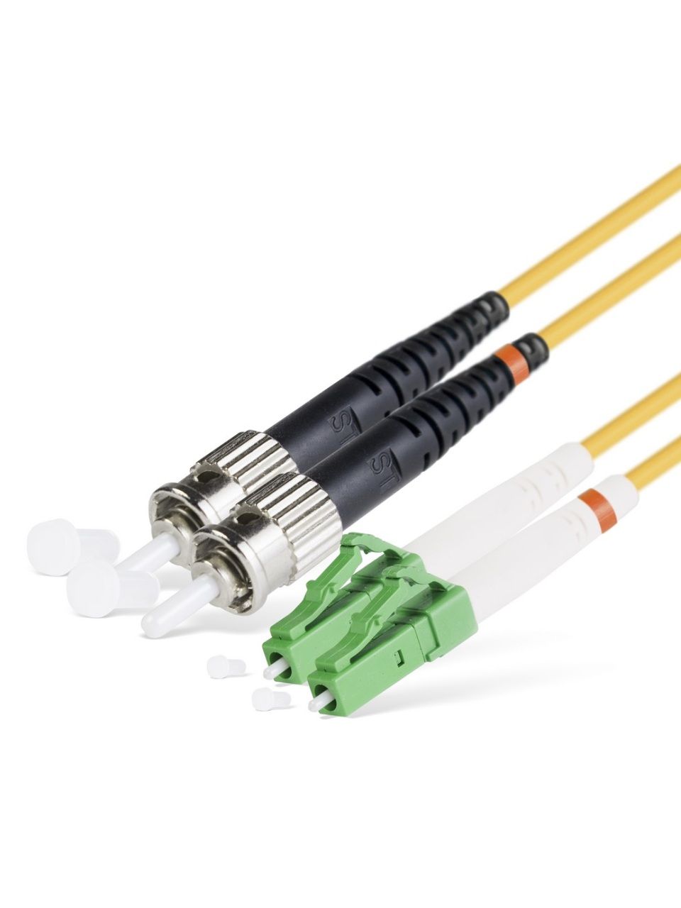Патч Корд Оптоволоконный LC/APC-ST/UPC SM 9/125 Duplex 3.0мм 1 м