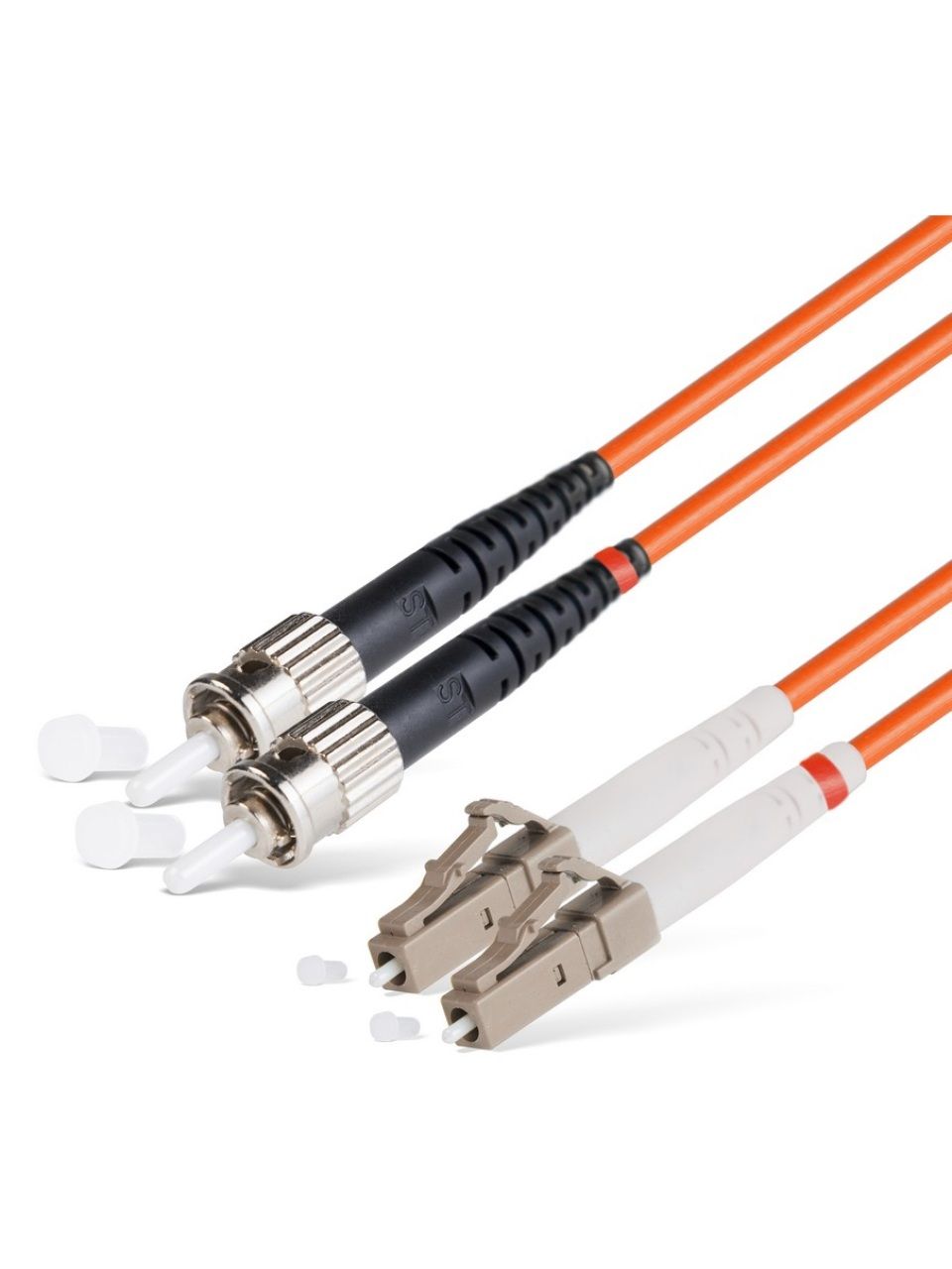 Патч Корд Оптоволоконный LC/UPC-ST/UPC MM OM1 62.5/125 Duplex 3.0мм 1 м
