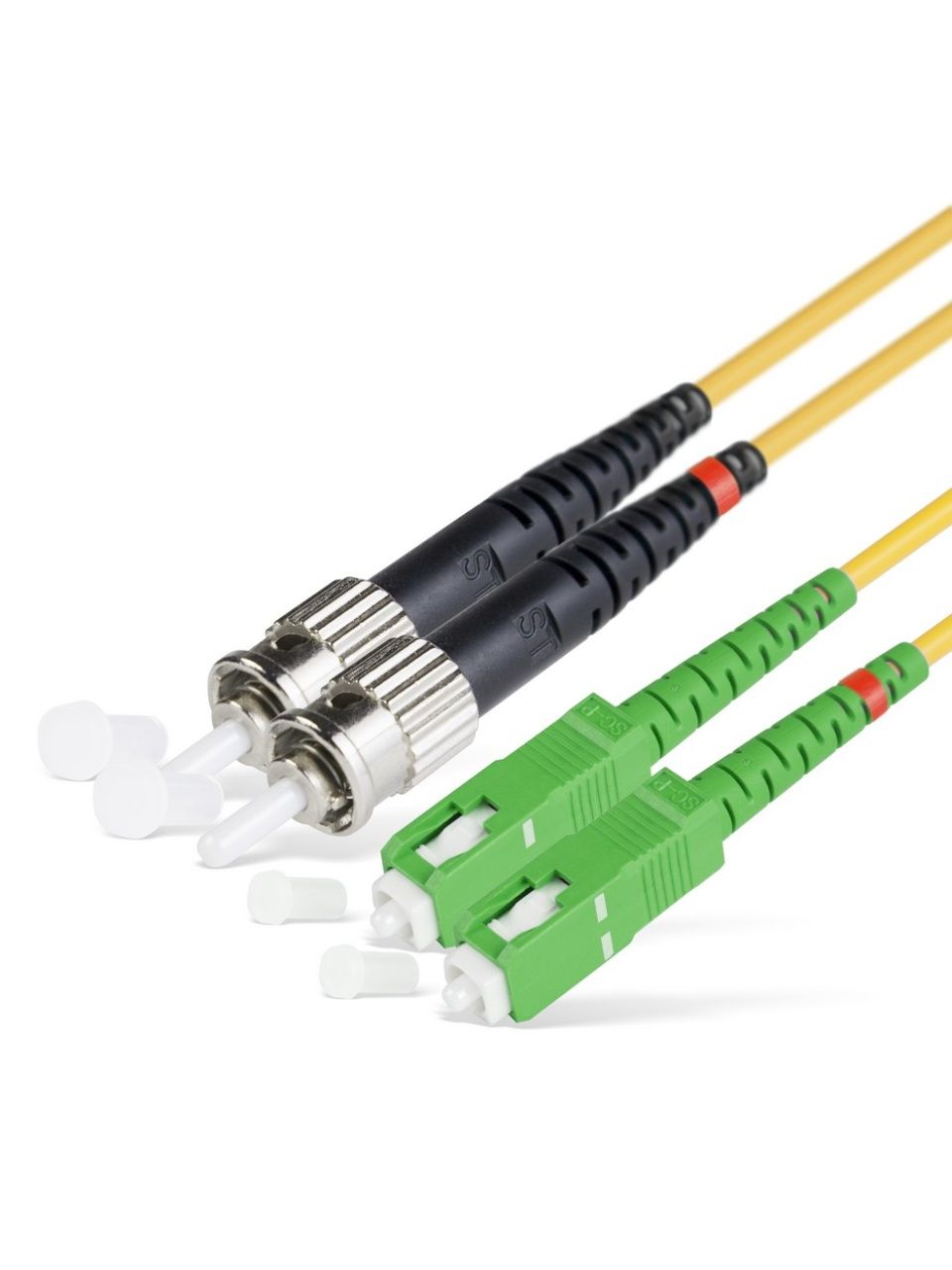 Патч Корд Оптоволоконный SC/APC-ST/UPC SM 9/125 Duplex 3.0мм 1 м
