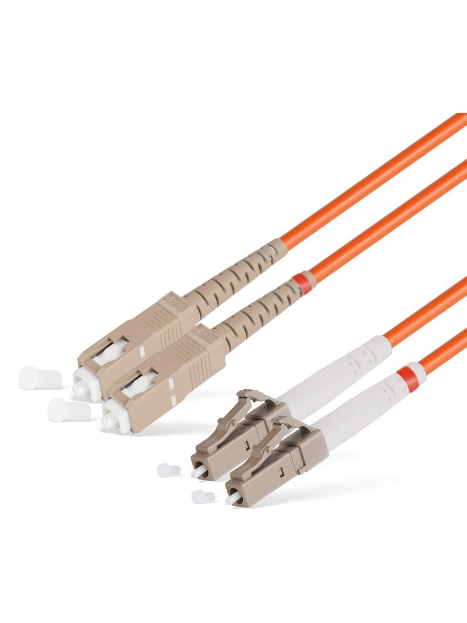 Патч Корд Оптоволоконный SC/UPC-LC/UPC MM OM1 62.5/125 Duplex 3.0мм 1 м