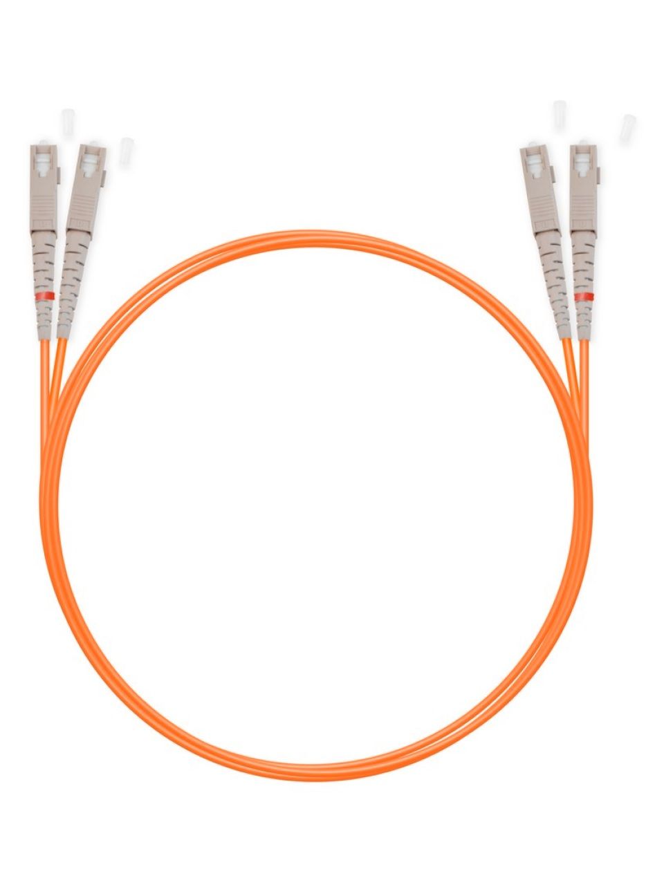 Патч Корд Оптоволоконный SC/UPC-SC/UPC MM OM1 62.5/125 Duplex 3.0мм 1 м