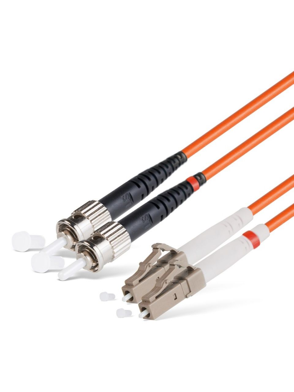 Патч Корд Оптоволоконный LC/UPC-ST/UPC MM OM2 50/125 Duplex 3.0мм 1 м