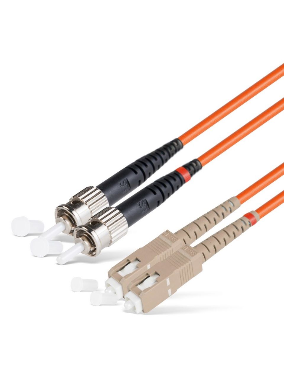 Патч Корд Оптоволоконный SC/UPC-ST/UPC MM OM2 50/125 Duplex 3.0мм 1 м