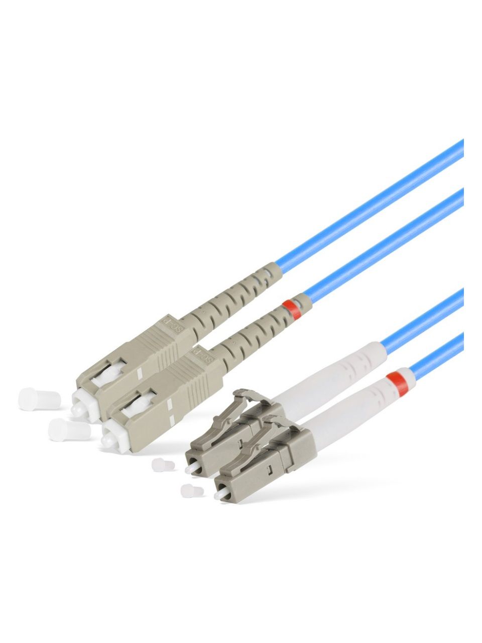 Патч Корд Оптоволоконный SC/UPC-LC/UPC MM OM3 50/125 Duplex 3.0мм 1 м