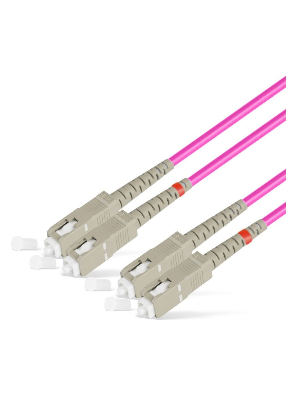 Патч Корд Оптоволоконный SC/UPC-SC/UPC MM OM4 50/125 Duplex 3.0мм 1 м