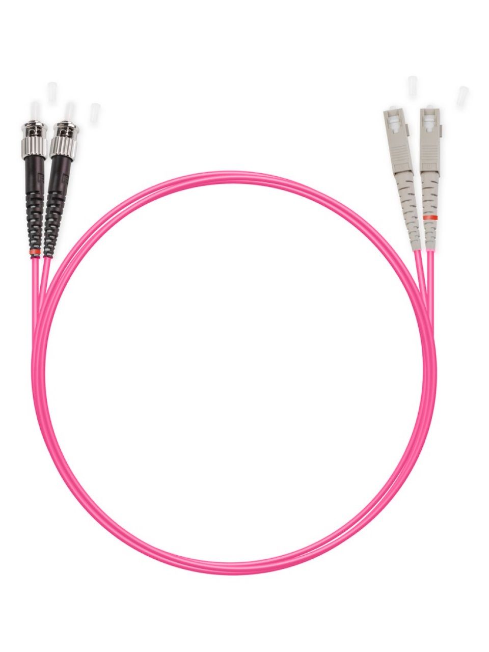 Патч Корд Оптоволоконный SC/UPC-ST/UPC MM OM4 50/125 Duplex 3.0мм 1 м