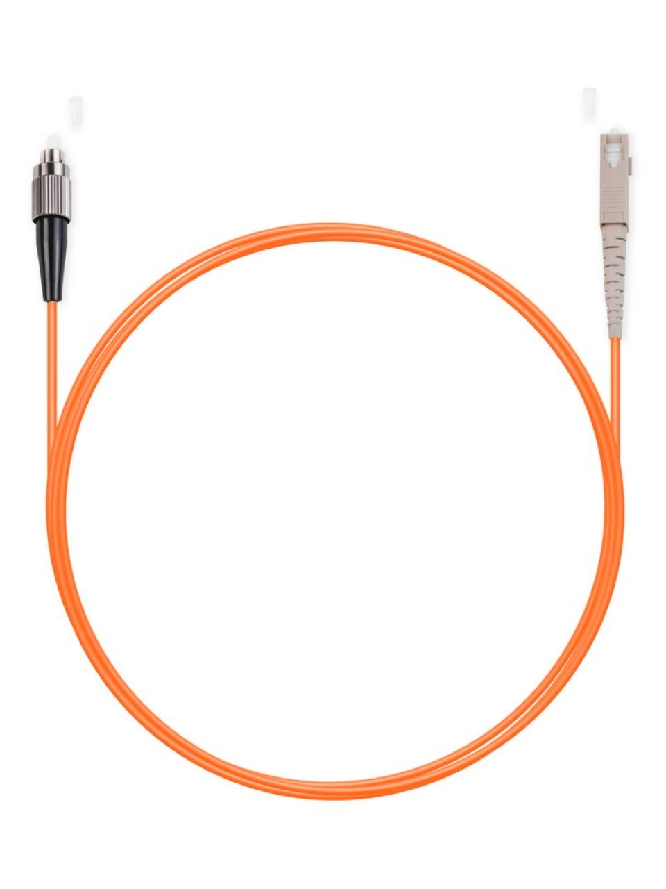 Патч Корд Оптоволоконный FC/UPC-SC/UPC MM OM1 62.5/125 Simplex 3.0мм 1 м