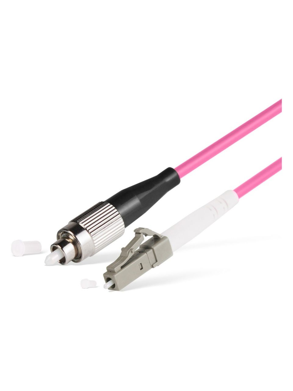 Патч Корд Оптоволоконный FC/UPC-LC/UPC MM OM4 50/125 Simplex 3.0мм 1 м