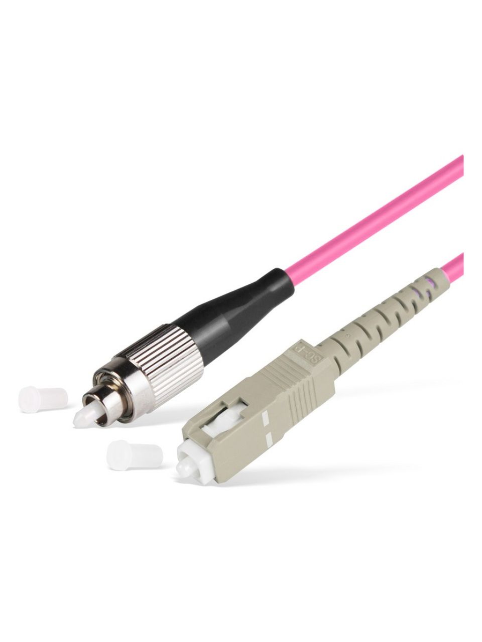 Патч Корд Оптоволоконный FC/UPC-SC/UPC MM OM4 50/125 Simplex 3.0мм 1 м