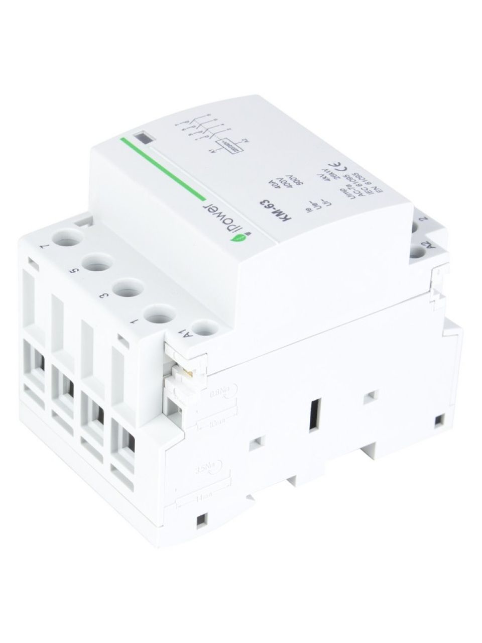 Контактор модульный iPower КМ-63 4Р 63А