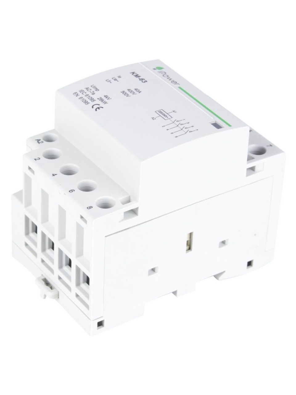 Контактор модульный iPower КМ-63 4Р 63А