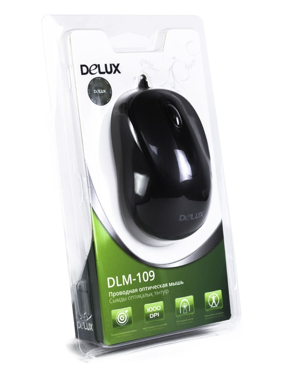 Компьютерная мышь Delux DLM-109OUB