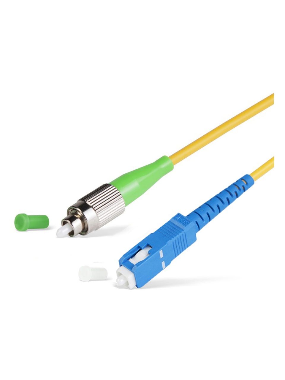 Патч Корд Оптоволоконный FC/APC-SC/UPC SM 9/125 Simplex 3.0мм 1 м
