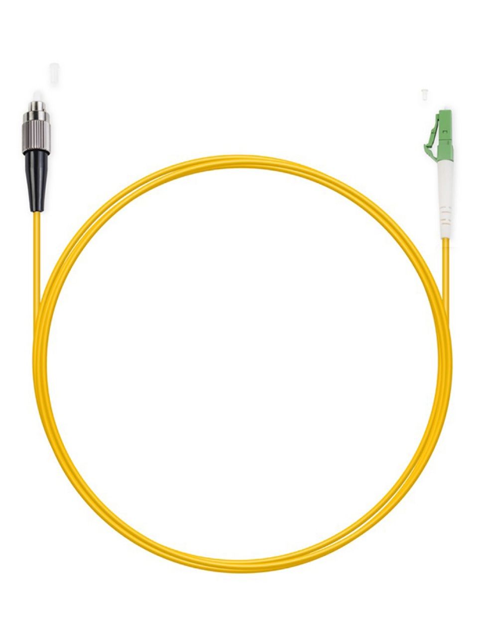Патч Корд Оптоволоконный FС/UPC-LC/APC SM 9/125 Simplex 3.0мм 1 м