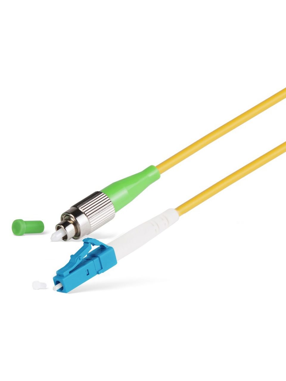 Патч Корд Оптоволоконный FC/APC-LC/UPC SM 9/125 Simplex 2.0мм 1 м
