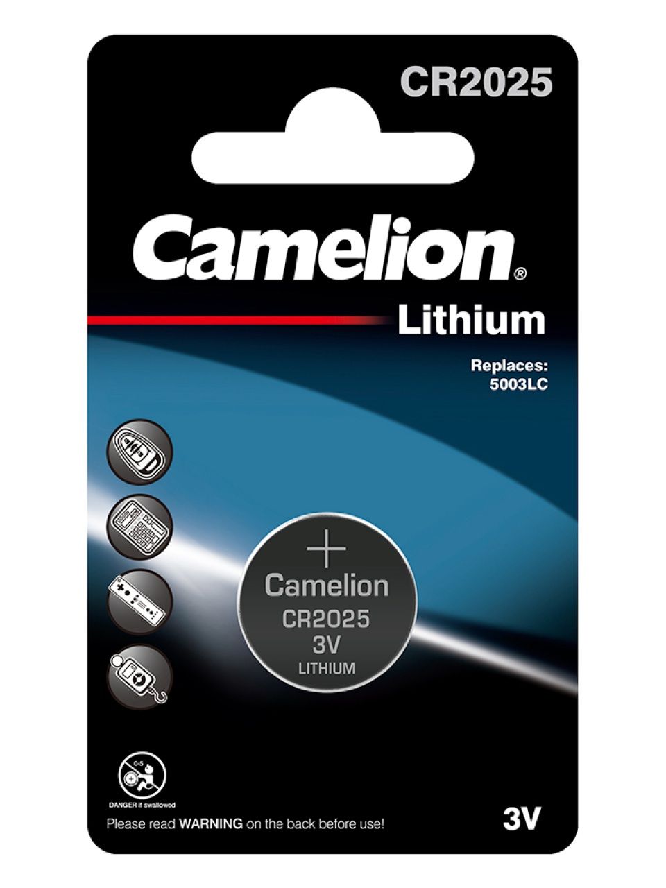 Батарейка CAMELION Lithium CR2025-BP1