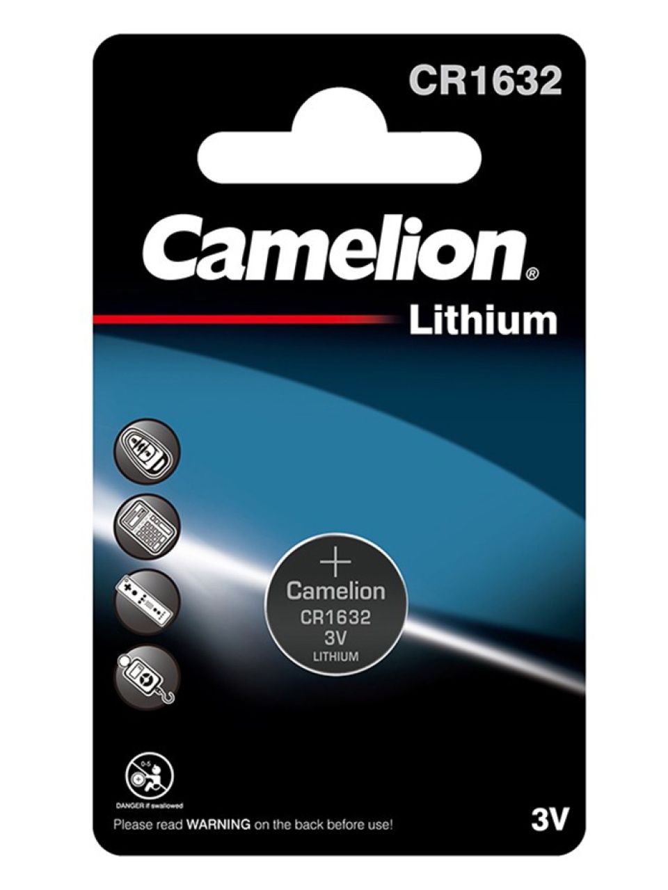 Батарейка CAMELION Lithium CR1632-BP1