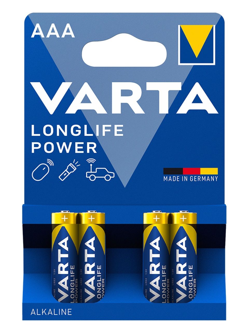 Батарейка VARTA Longlife Power Micro 1.5V - LR03/ AAA (4 шт)