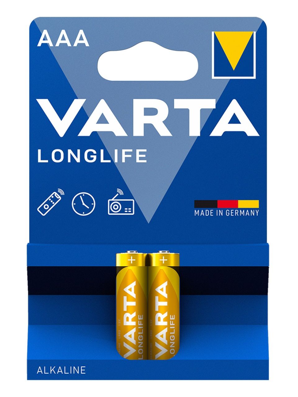 Батарейка VARTA Longlife Micro 1.5V - LR03/ AAA (2 шт)