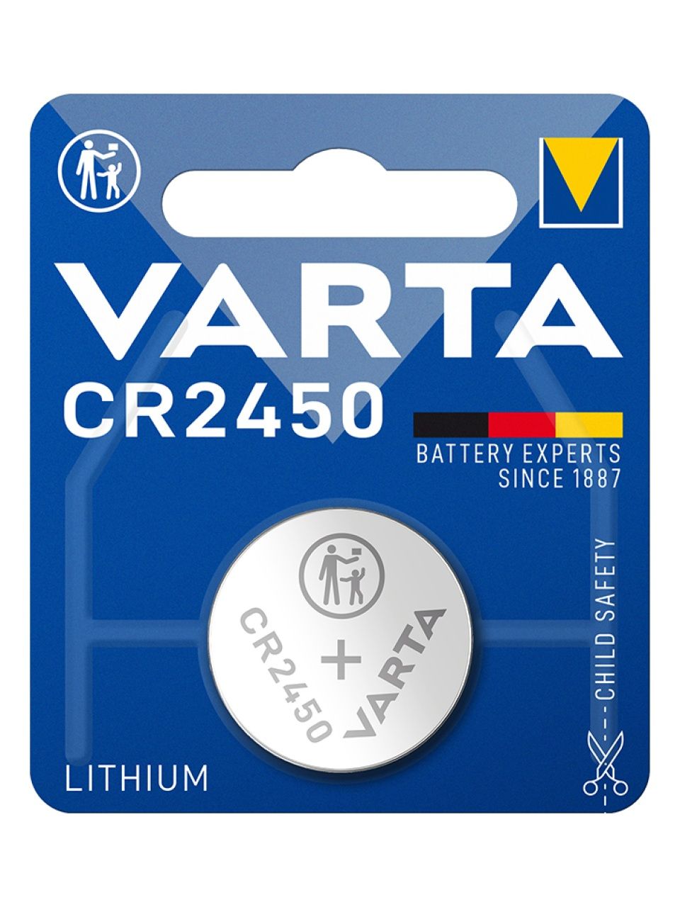 Батарейка VARTA Professional Electronics CR2450 3V 1 шт в блистере