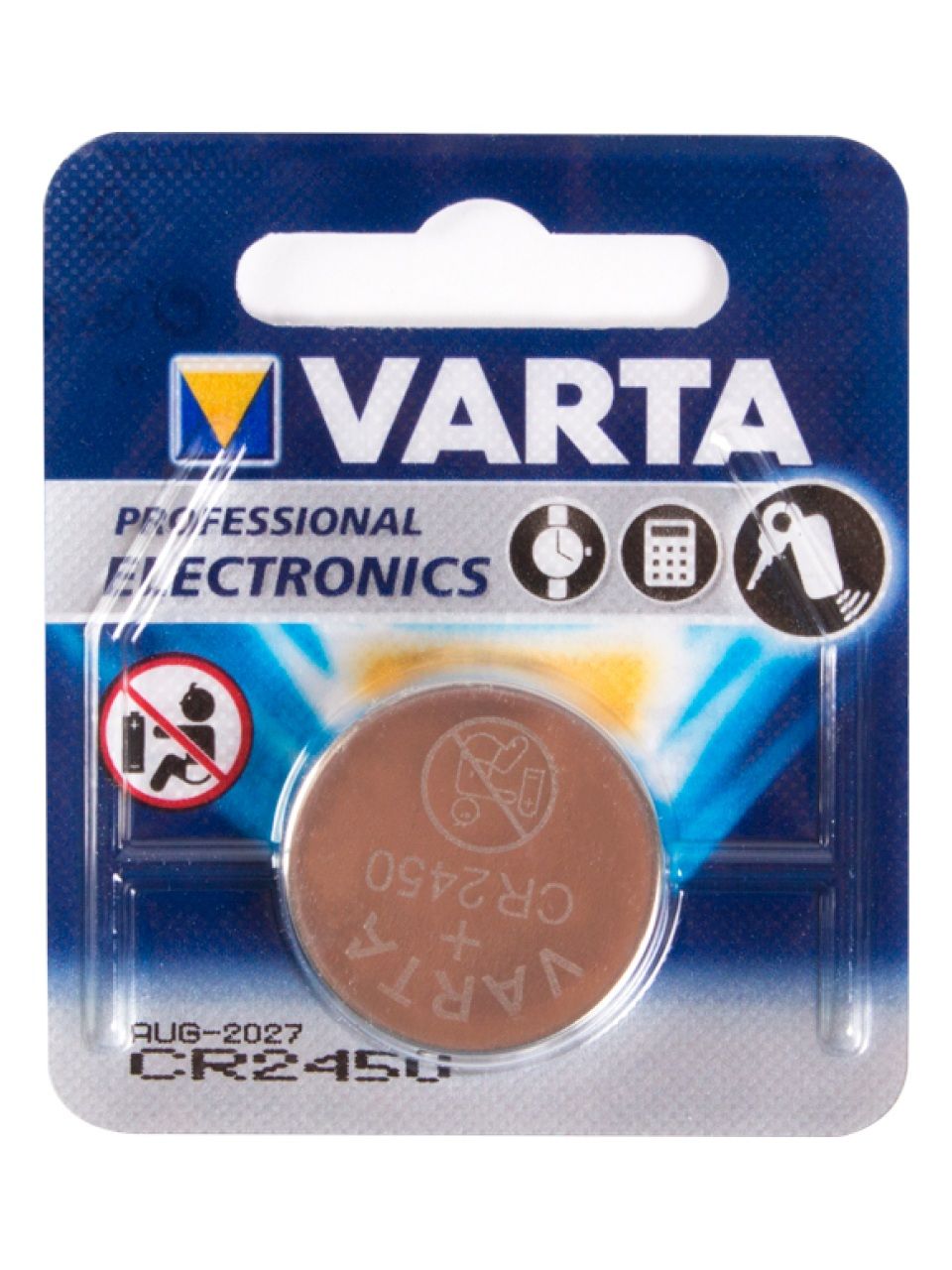 Батарейка VARTA Professional Electronics CR2450 3V 1 шт в блистере