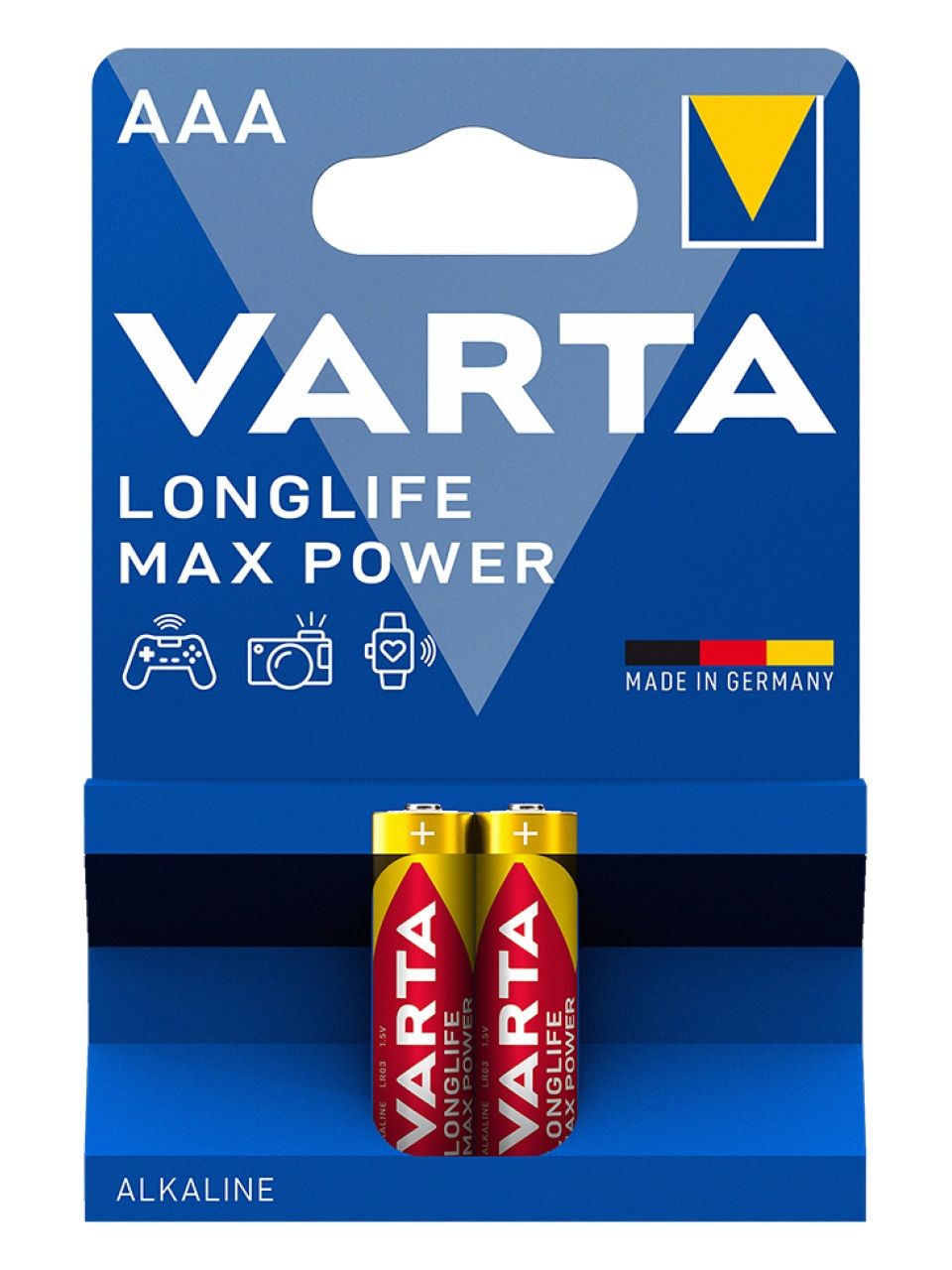 Батарейка VARTA Longlife Power Max Micro 1.5V - LR03/ AAA (2 шт)