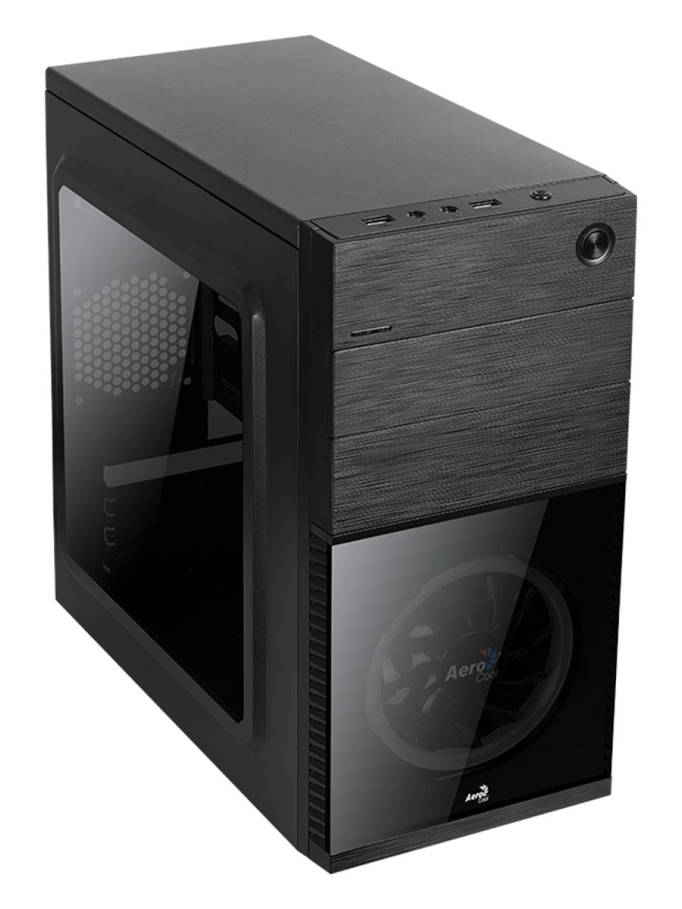 Компьютерный корпус Aerocool CS-105 Blue без Б/П